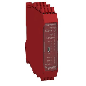 XPSMCM SAFETYCONTROLLER.8SDI,2X2 SDO,2DO