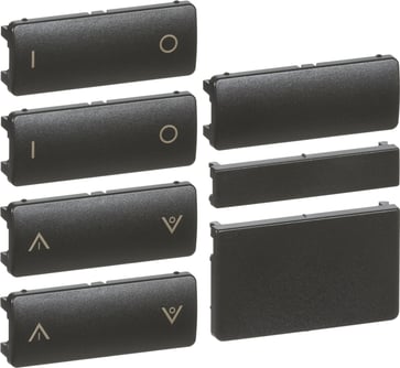 Fuga tangent kombi afbryder og kombi lys koksgrå