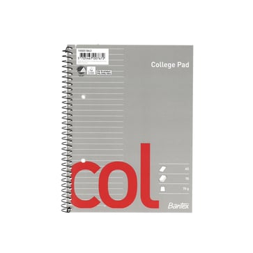 KOLLEGIEBLOK A5 LINJERET 70G 70ARK