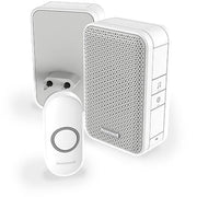 DC311NP2 Trådløs Dørklokke kit Plug-in 230V 150 meter 4 toner hvid