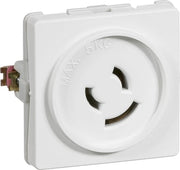 Fuga Lampestikkontakt med jord 50x50 hvid