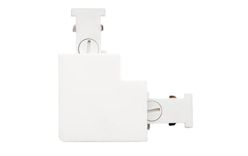 Zip Vinklet stykke Mat-Hvid