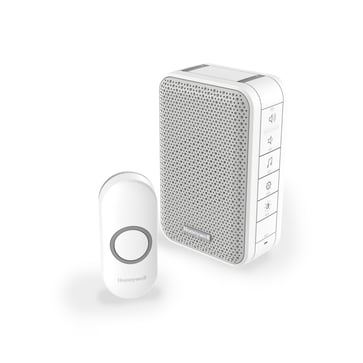 DC313N Trådløs Dørklokke kit LED 150 meter 6 melodier 84DB hvid