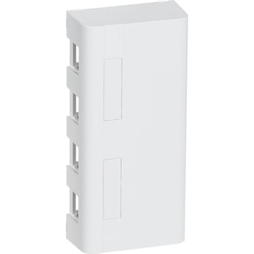 Actassi montageboks Softline 1½m til 4xRJ45 hvid