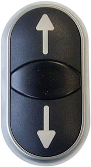 M22-DDL-S-X7/X7 - Dobbelttryk mlys sort m pil op