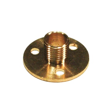 Pladenippel M10 Ø25X10mm Messing