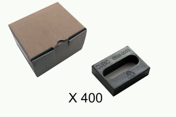 400 Afstandsklods nr 3 Cu>10x30 for skinneholder S2000 0558-0003Q1