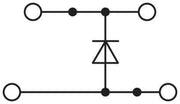Etageklemme PTTB 2,5-DIO/U-O