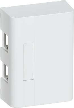 Actassi montageboks softline 1½m for 2xRJ45 hvid