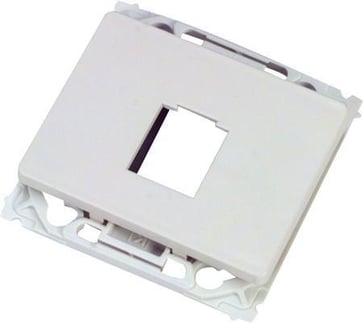 LK OPUS 66 Dataudtag for 1x Keystone RJ45 1 modul hvid