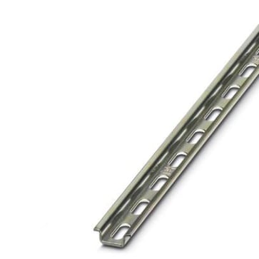 DIN-skinne NS15/5,5 med huller 4,2*12,2 mm forzinket L=2m