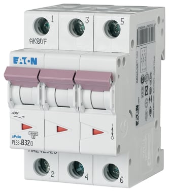 Automatsikring 32A 3P C 3M 6KA