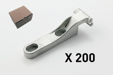 200 Hængsel 120 grader inkl skive 1052-0000Q2