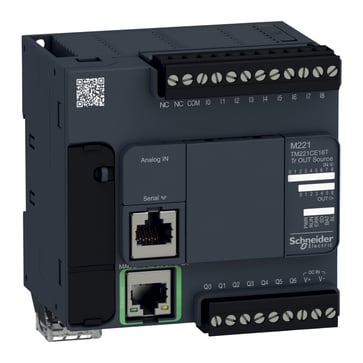 TM221 PLC ETH, DI9,AI2,DO7 PNP, 24V