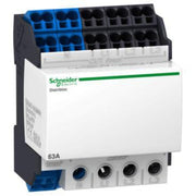 Linergy DX distributionsblok for DIN-skinne 63A 4 polet tilslutning i bund 1x25 mm24x6 mm2 pr fase o