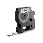 Dymotape D1 12mmx7M Sort/hvid