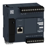 TM221 PLC, DI9,AI2,DO7 RELÆ, 230 V