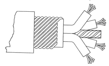 VARMEKABEL DMIH 4X0,027 OHM KOB