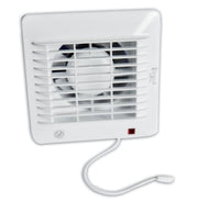S&P ventilator EDM 100HZ m. hygrostat og kugleleje