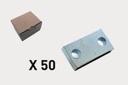 50 Spændestykke 30 mm skinnekryds 0073-0000Q1