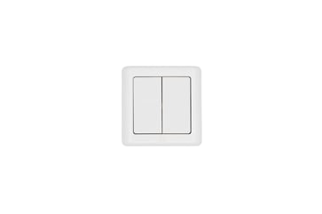 BLU Wall Switch 4 ZB DK Hvid - Batteritryk til dansk afbrydersystem
