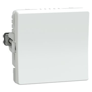 Lysdæmper, LK FUGA, wiser, multi-wire, push-type, LED, med dækplade, hvid