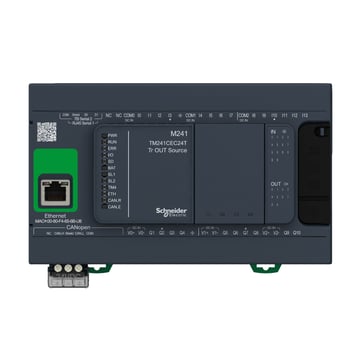 TM241 PLC, ETH CAN,DI14, DO 10 PNP, 24V