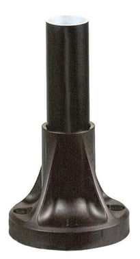 FOD Ø25MM M/80MM SORT ALU RØR