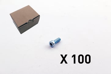 100 Cylinderskrue torx lavt hoved 3101-0816Q1