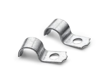Kabelbøjle 10mm 1 lap forzinket - pr. stk.