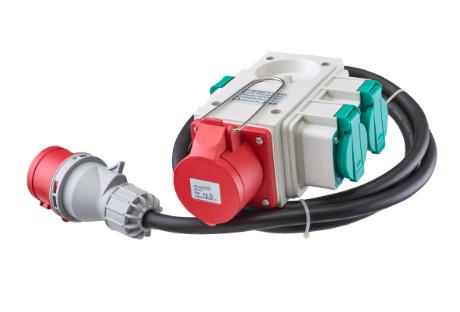 Fordelerstik 1xCEE + 3xDK 400V 16A