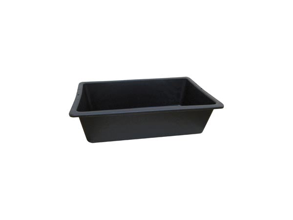 Murerbalje - Sort plast, 25 ltr. (60x39x16cm)