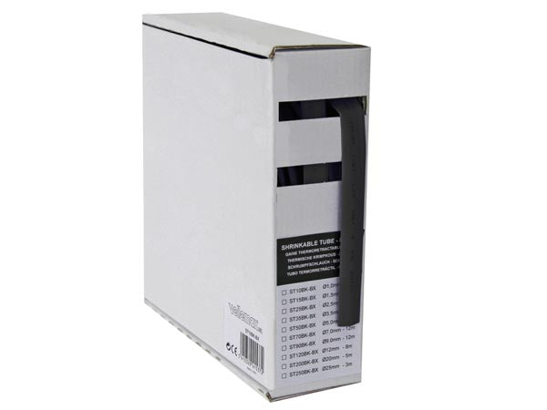 Krympeflex 2:1 - Ø3,2mm SORT (15m boks)