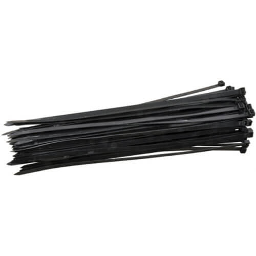 Strips / Kabelbinder 4,8x368mm. sort - 100 stk.