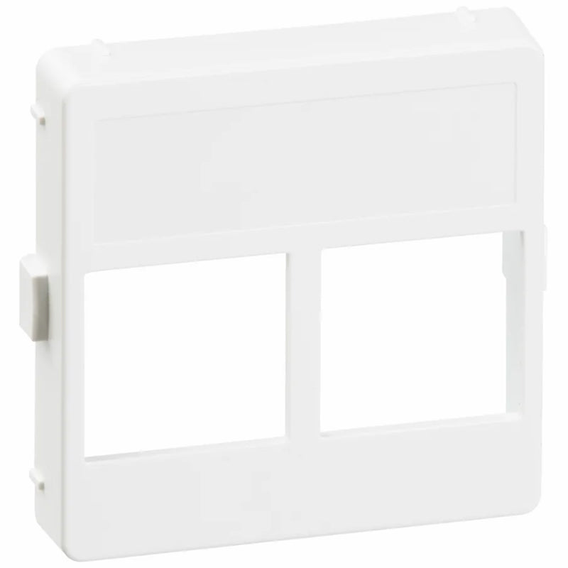 LK Fuga dataudtag til 2xActassi RJ45 1m - hvid