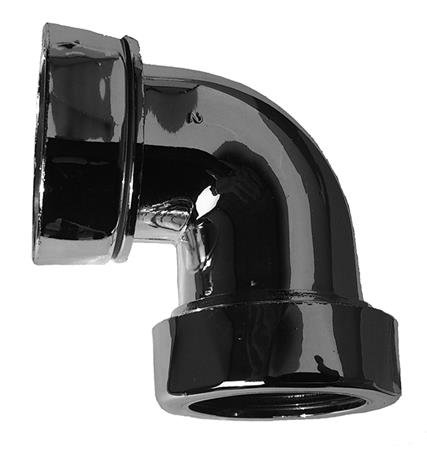 VINKELKOBLING 32MM X 1 1/4" KROM PLAST