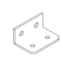 Beslag f aflastning 30-60x10
