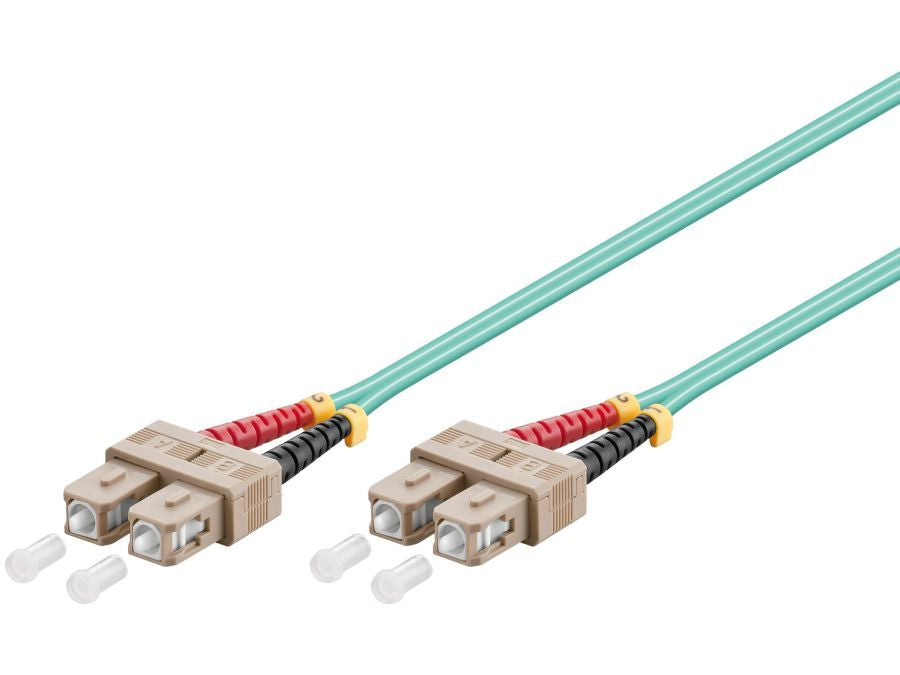 Fiberoptisk netværkskabel SC-SC multimode OM3 (3m)