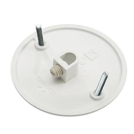 Udløbsdæksel VNU hvid m/aflastning