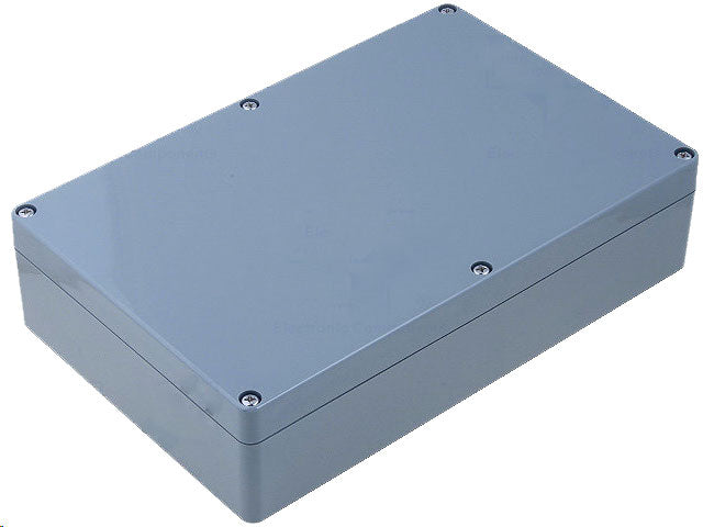 G317 plastkabinet - Mørkegrå, IP65 (222x146x55mm)