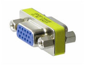 D-SUB mellemled - 2 x 15pol HD hun (VGA), Kort version