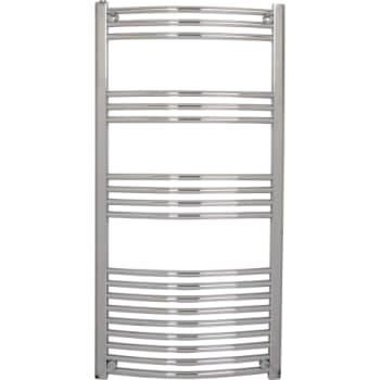 Athena buet håndklædetørrer 1200 x 600 mm krom