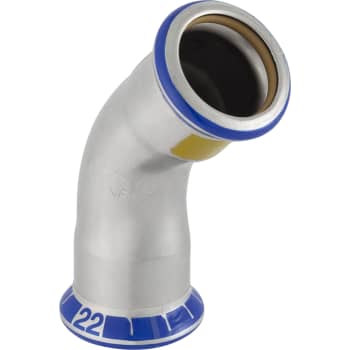 35 mm Bøjning RFG 45° muffe/muffe Mapress