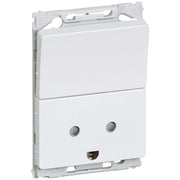 Opus 66 stikkontankt 1½ modul hvid