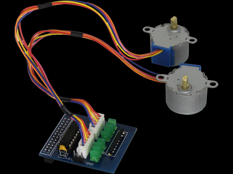 Controller board inkl. 2 stepper motorer til Raspberry Pi