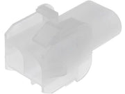 Ledning-til-ledning MLX stikhus - 1x2pol hun, 6,35mm