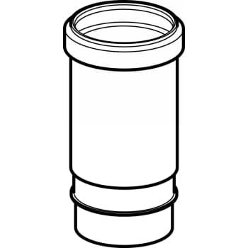 75 mm Langmuffe sort PEH Geberit