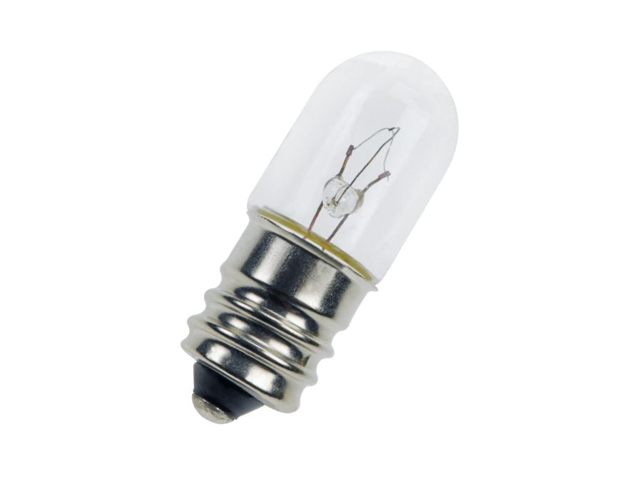 Dværglampe - 6V / 167mA / 1W, E12 sokkel (Ø13x34mm)