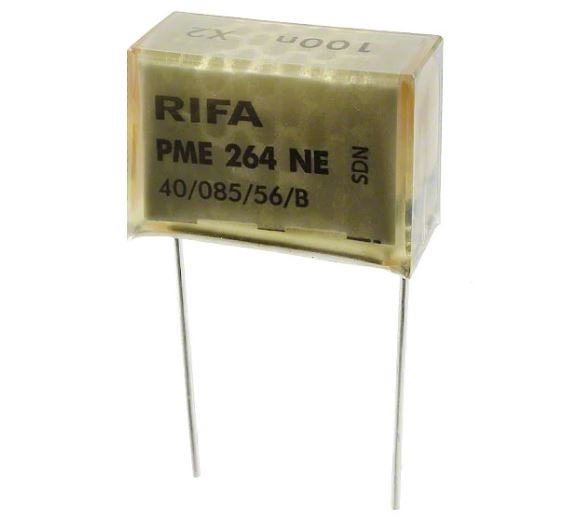 X2 støjkondensator - 100nF (0,1uF) 660VAC (25,4mm)