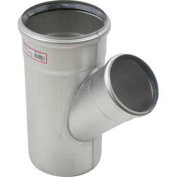 160 x 110 mm x 45° Grenrør rustfri AISI304/EN1.4301 BLÜCHER